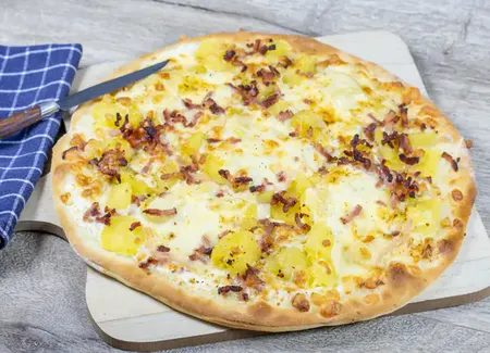 Pizza à la raclette