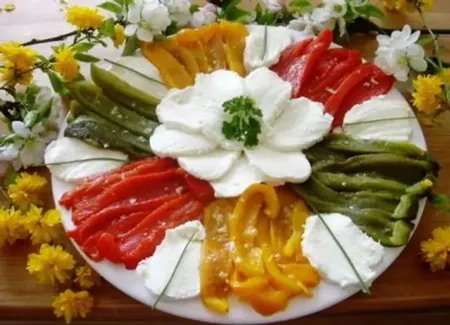 Salade de poivrons grillés à la feta