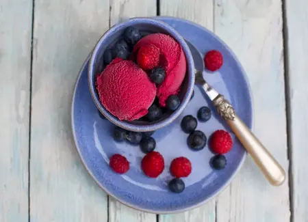 Sorbet aux fruits rouges sans sorbetière