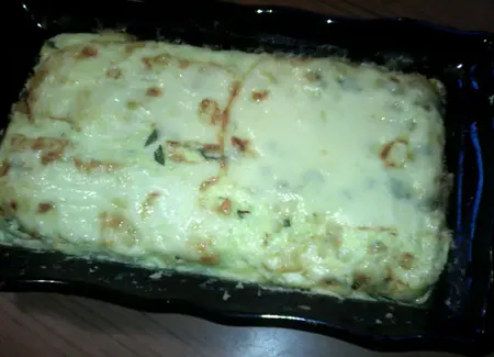Râpé de courgettes en gratin