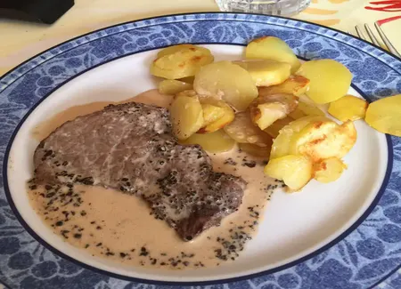 Pavés de rumsteck sauce café