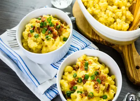Gratin de pâtes à la béchamel de lina