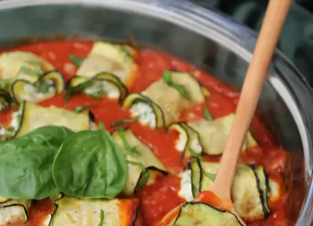 Involtini de courgettes