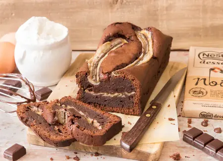 Gâteau à la banane et au chocolat nestlé dessert®