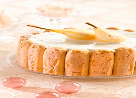 Charlotte aux poires et chocolat