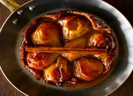 Gâteau caramélisé aux poires