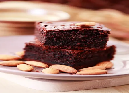 Gâteau moelleux aux amandes et chocolat