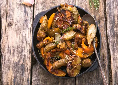 Poelée épicée de topinambours et carottes