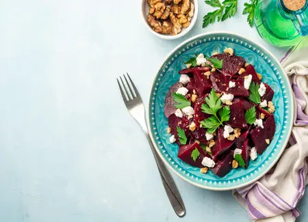 Salade d'automne à la betterave
