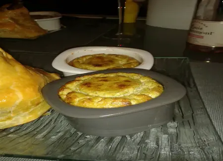 Soufflé de courgettes au gruyère