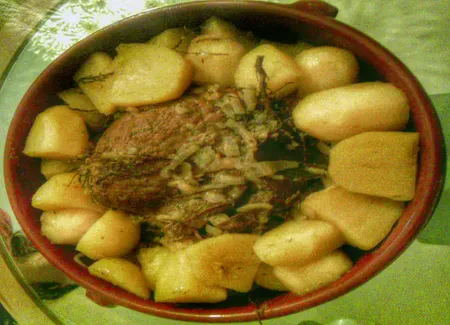 Rouelle de porc au cidre doux