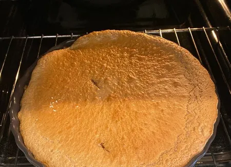 Gâteau fondant au chocolat blanc