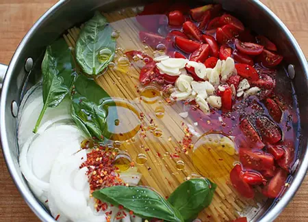 One pot pasta aux champignons