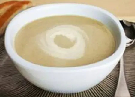 Velouté de champignons de paris