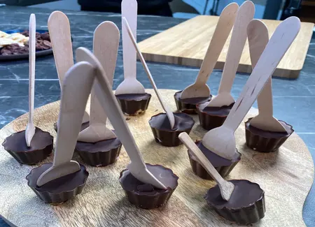 Cuillères à chocolat chaud