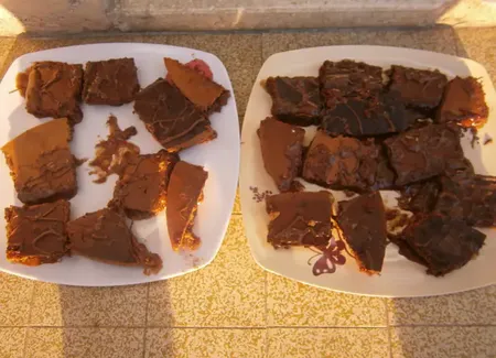 Brownies minute à la pâte à tartiner