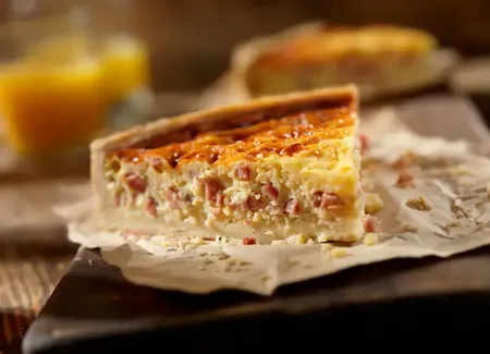Quiche lorraine au curry