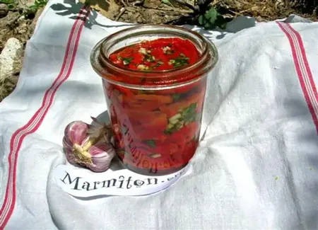 Coulis de poivron rouges