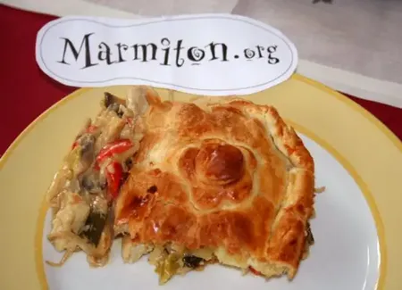 Aiguillettes de poulet en croûte