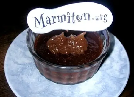 Crème fondante au chocolat et aux marrons