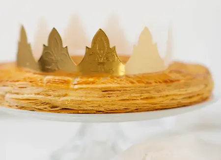 Petites galettes des rois poire - chocolat