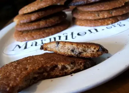 Cookies à la crème de marrons