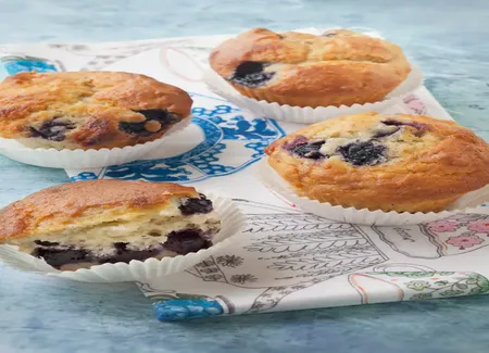 Muffins myrtille au fromage frais