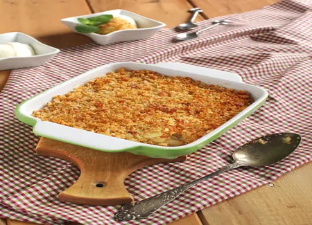 Crumble pommes poires sans beurre