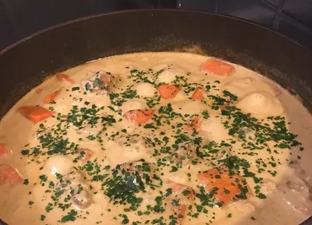 Sauté de veau sauce coco