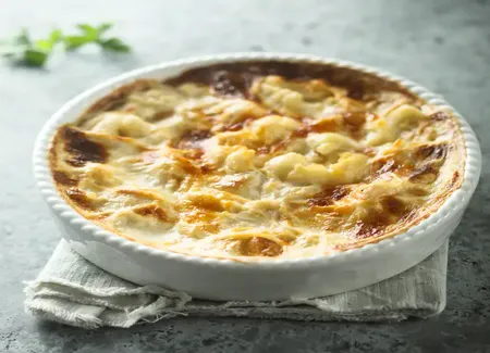 Gratin de gnocchis au poulet