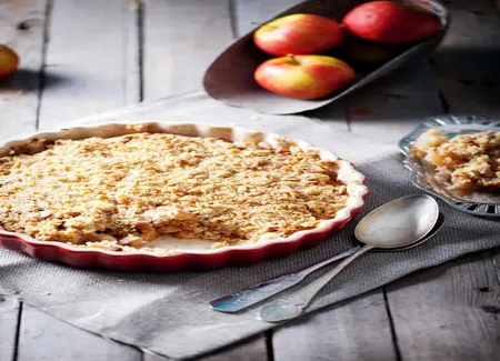 The real english apple crumble