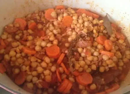 Pois chiches à l'espagnole