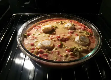 Gratin de chou romanesco à la tomate