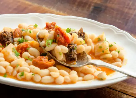 Haricots secs ou mogettes à la charentaise