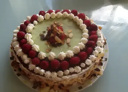 Gâteau de framboisier