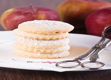 Sablés nantais aux pommes
