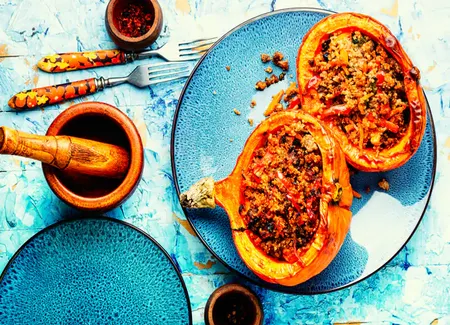 Courge farcie de ma maman