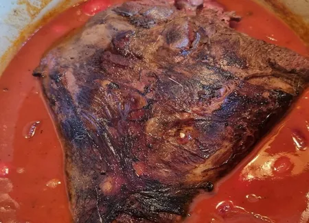 Cuissot de chevreuil à la tomate