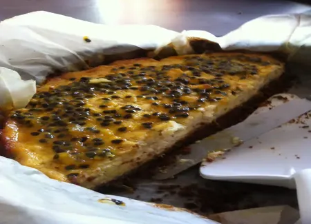 Cheesecake banane passion