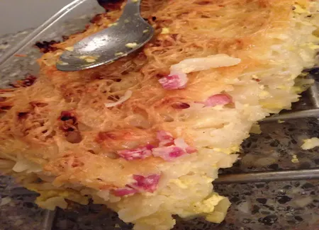 Gratin de pâtes façon carbonara