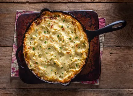 Parmentier de boudin aux 2 pommes