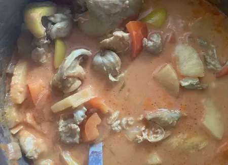 Poulet coco et ananas de mamz'elle amélie
