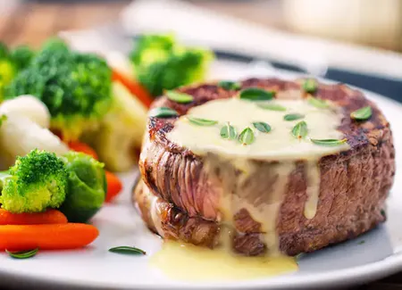 Tournedos de bœuf au boursin