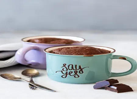 Mugcake au chocolat (gâteau individuel cuit au micro-ondes)