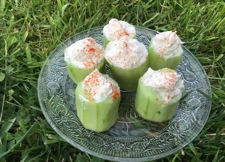 Concombre au thon et mascarpone