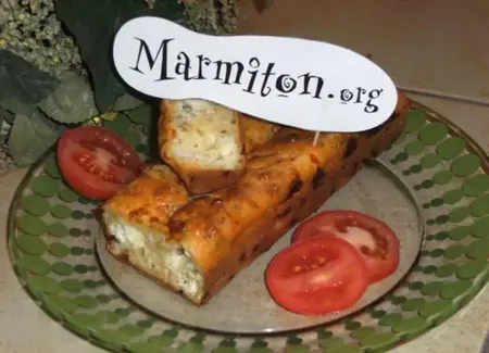 Cake à la mozzarella aux herbes