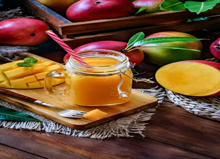 Jus mangue-orange