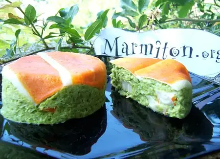 Tatinettes de surimi à la mousse d'asperge