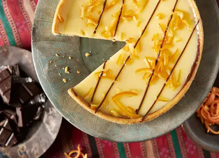 Tarte chocolat orange