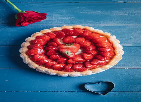 Tarte fine fraises/melon